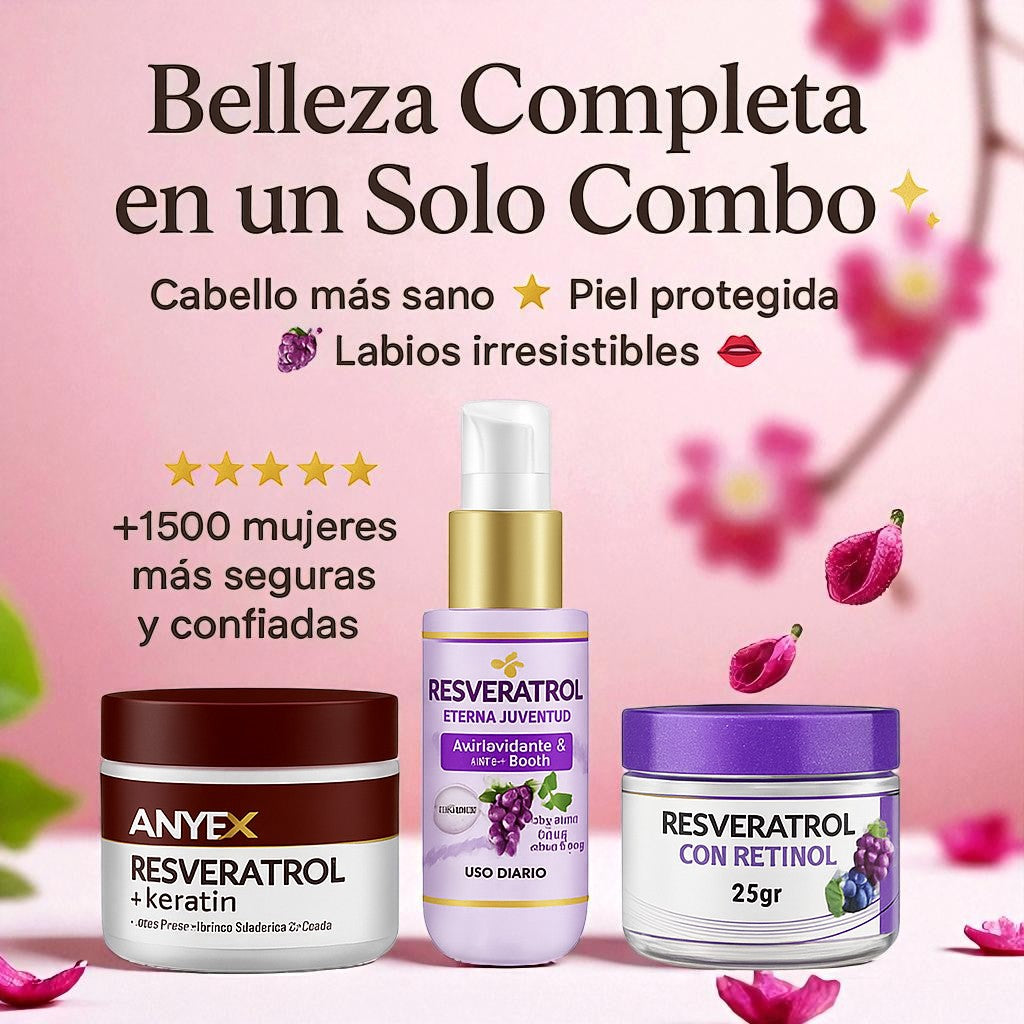SET RESVERATROL BELLEZA COMPLETA